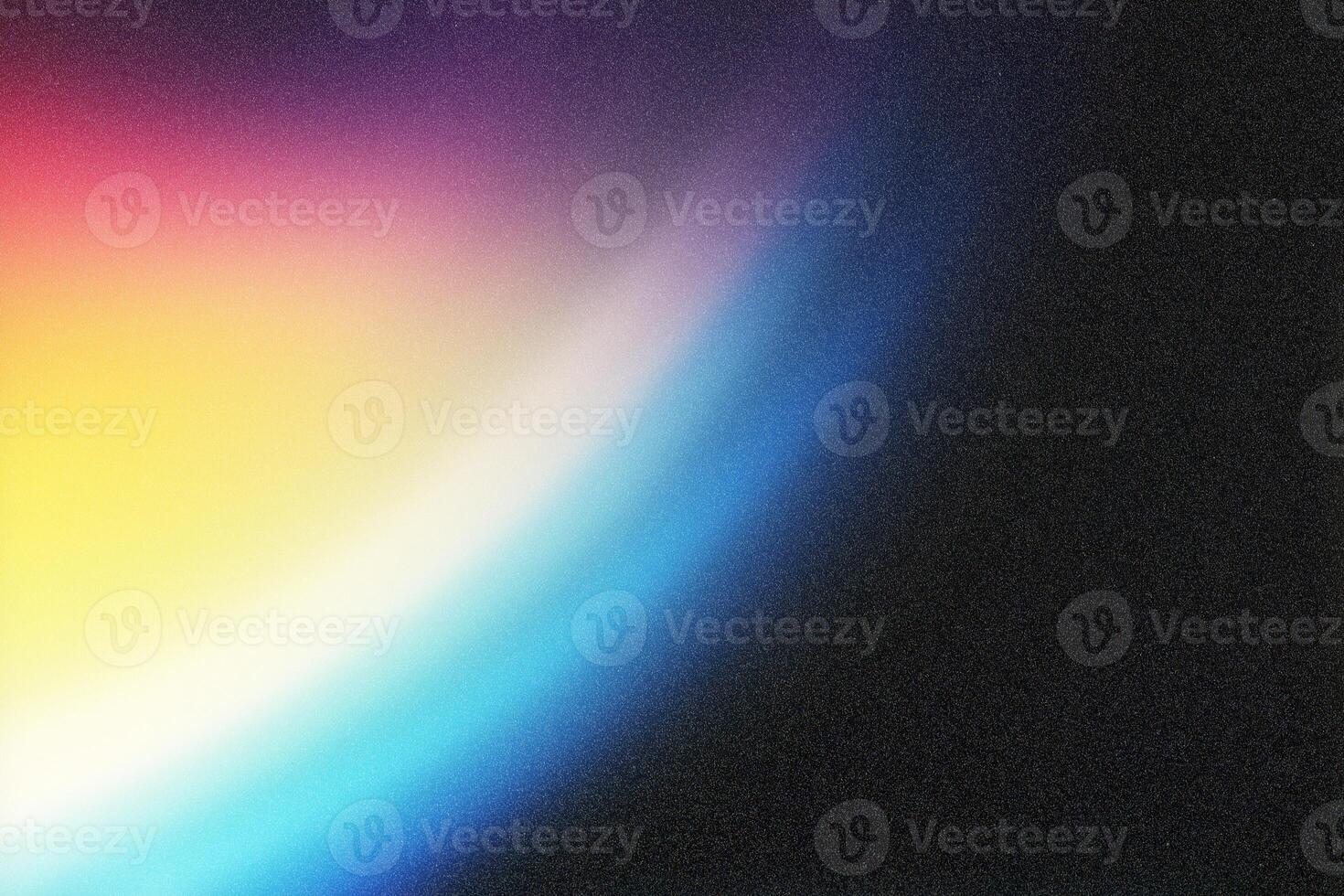 Colorful light leak gradient background blending from black to vivid colors photo