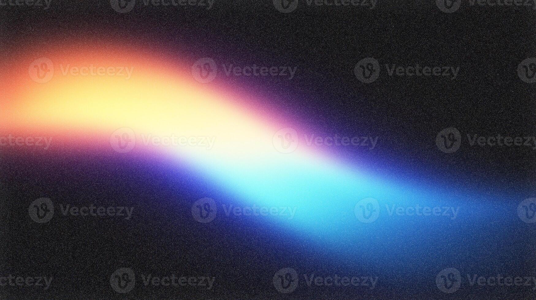 Colorful light streak blending on dark textured background photo