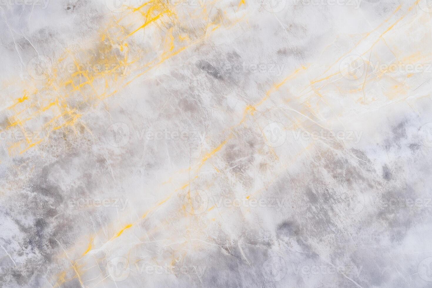 Abstract gray and yellow marble texture with veins and smooth surface photo