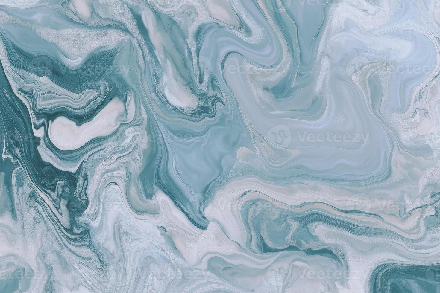 Abstract blue and white marble texture with fluid swirls and patterns photo