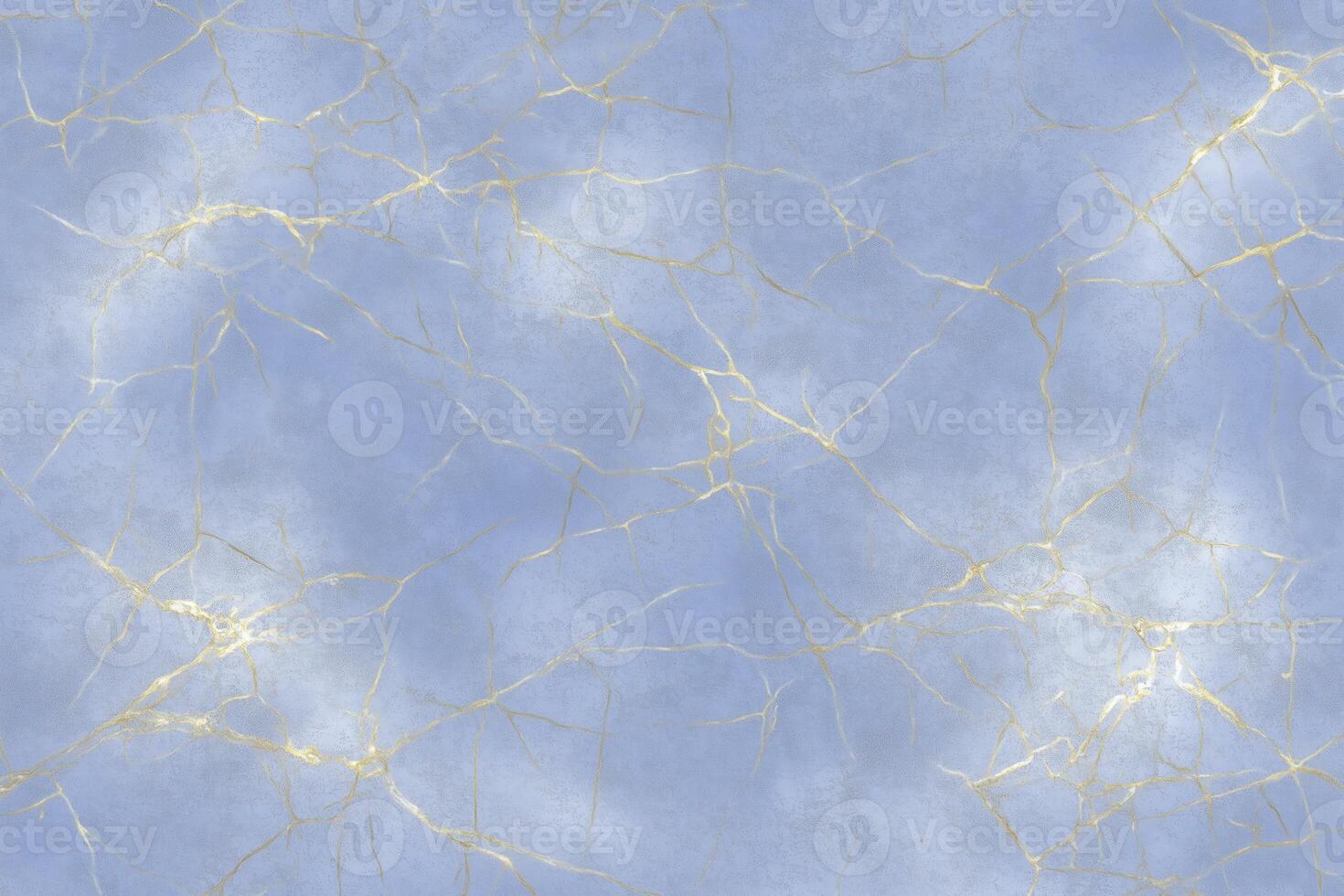 Elegant blue and gold marble texture with subtle crack patterns photo