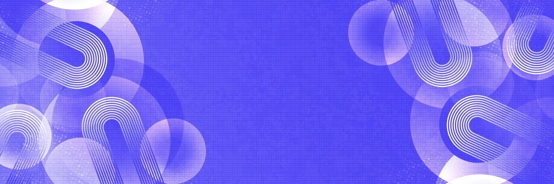 Modern and Minimalist Abstract Background with Circular Shapes in Purple Gradient vector