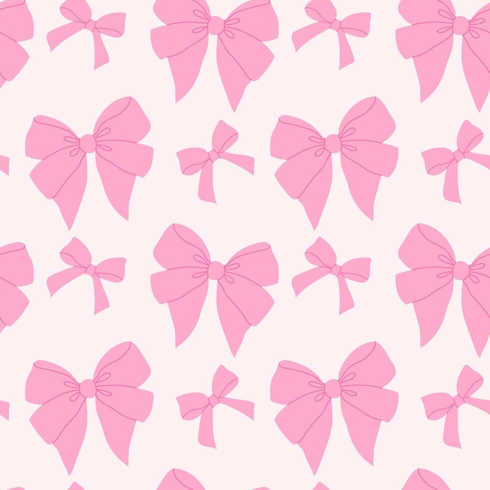 Pink ribbon pattern on a light background suitable for various design projects vector