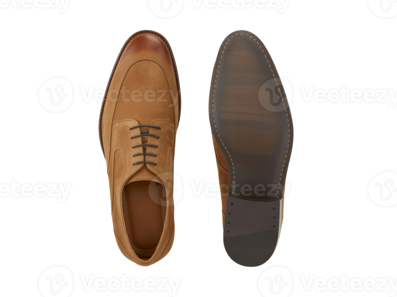 Stylish brown leather shoes exuding sophistication for formal and casual occasions png