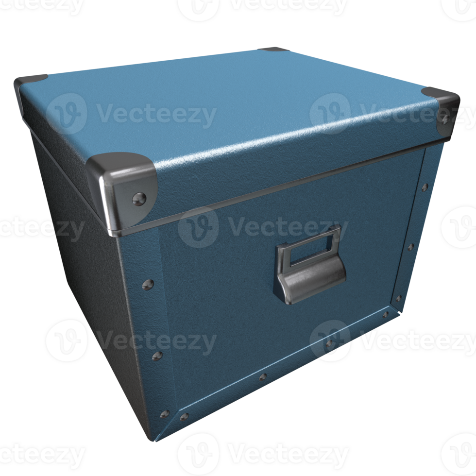 file box blue png