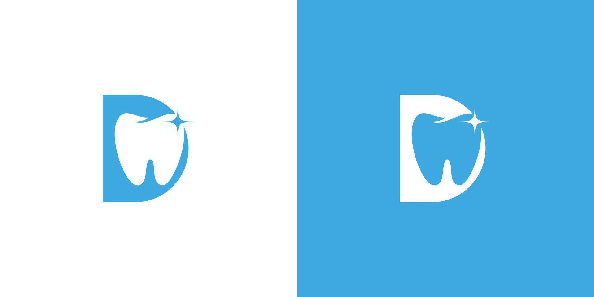 Modern and professional dental logo design and cool vector