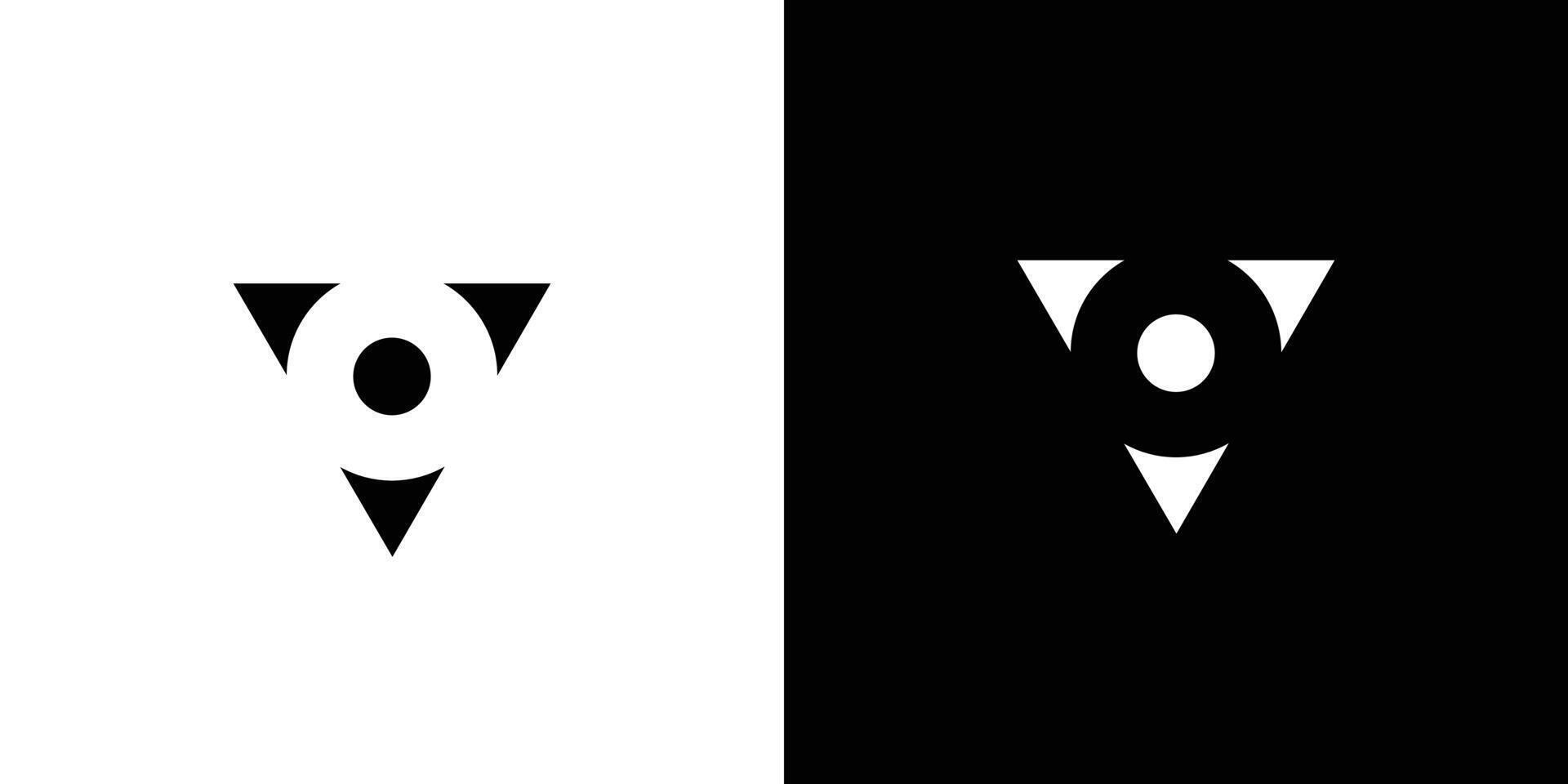 Modern and simple VO initials logo design vector