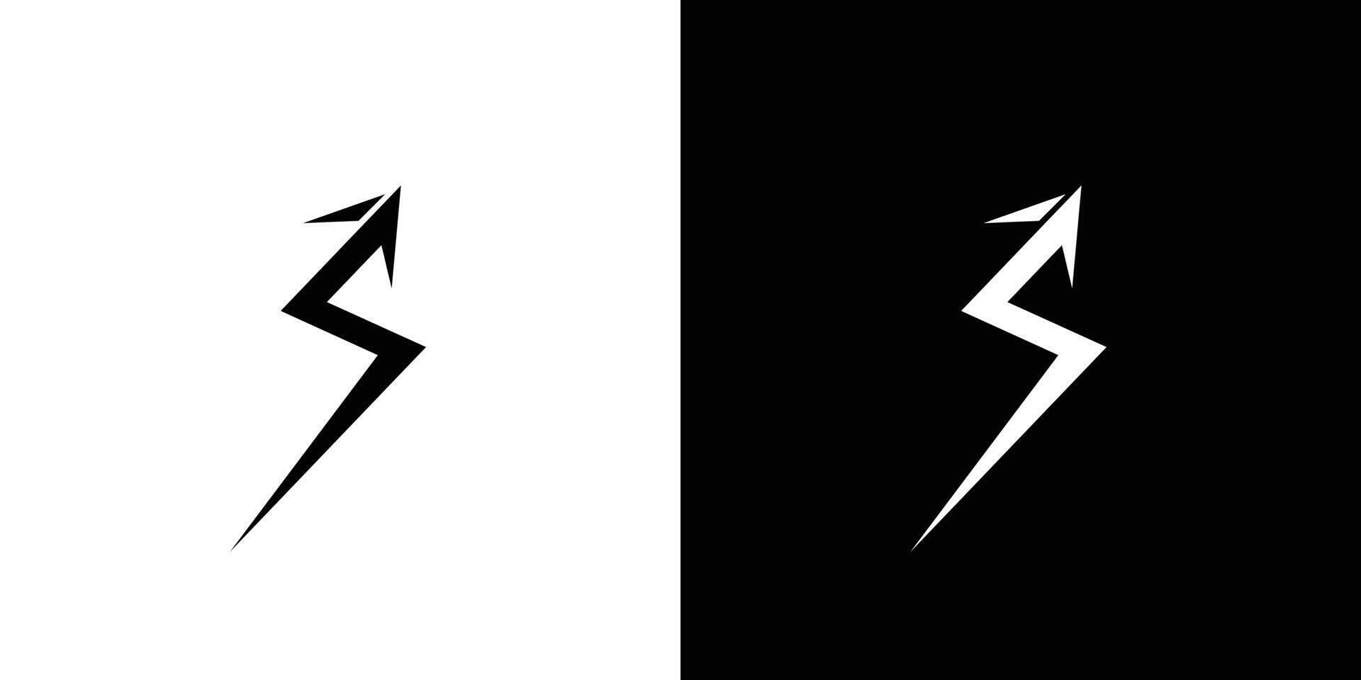 Unique and modern S arrow logo design cool vector