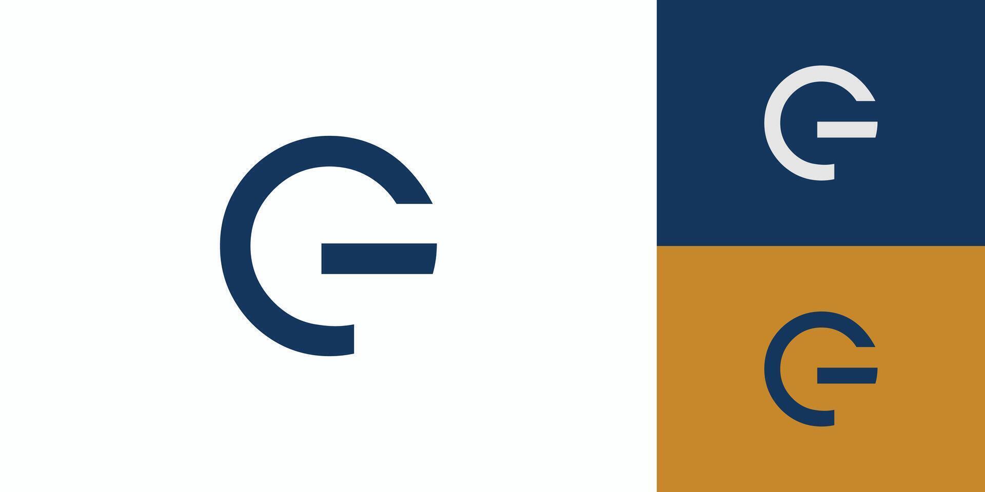Modern and simple G logo design and cool vector