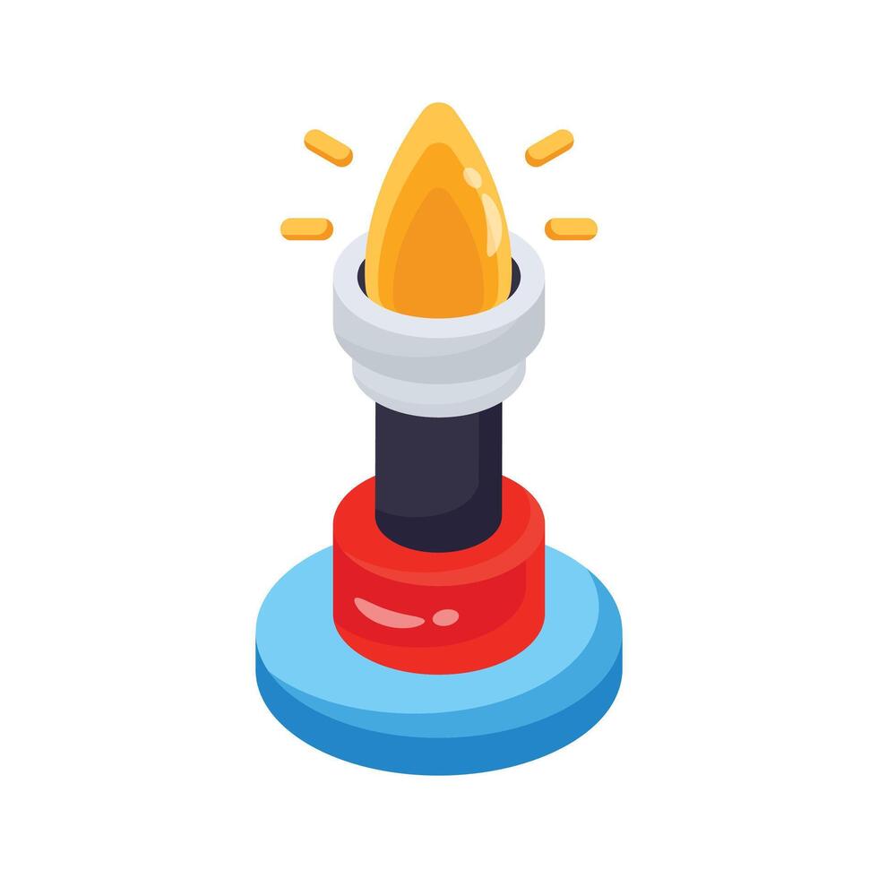 Have a look at this 2d style light icon vector