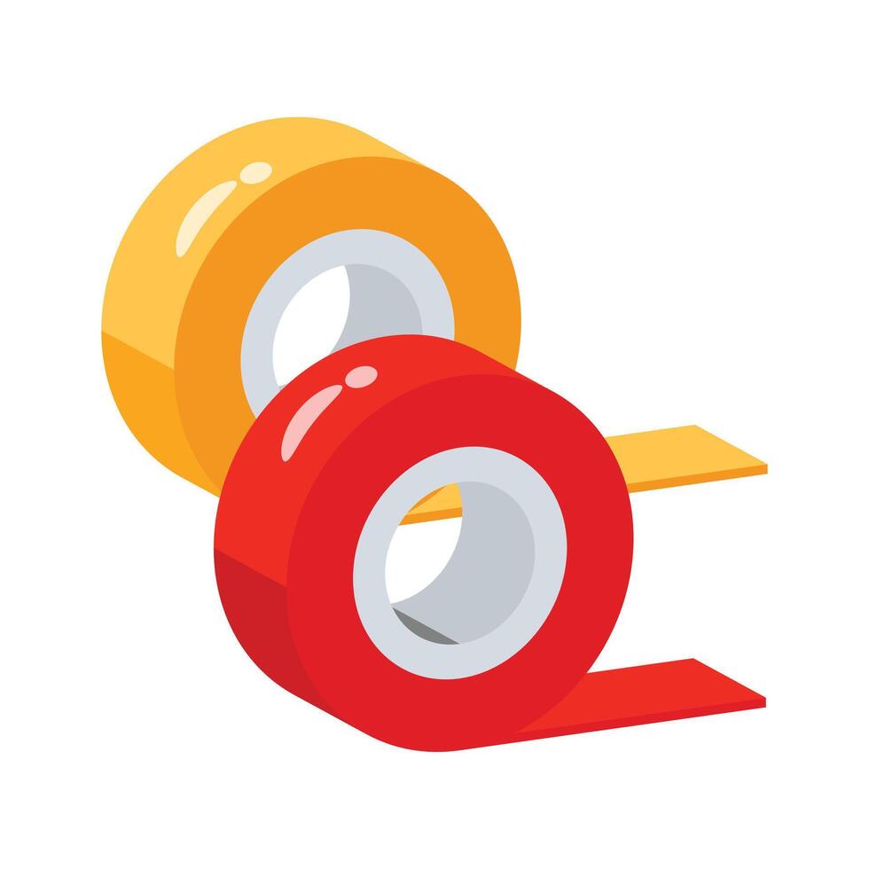 Trendy 2d icon representing tapes is ready for premium use vector