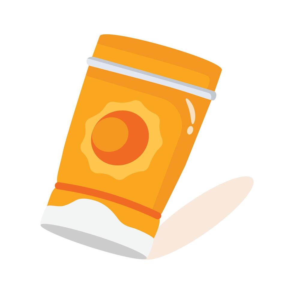 Get this 2d icon of sunscreen tube, easy to edit design vector