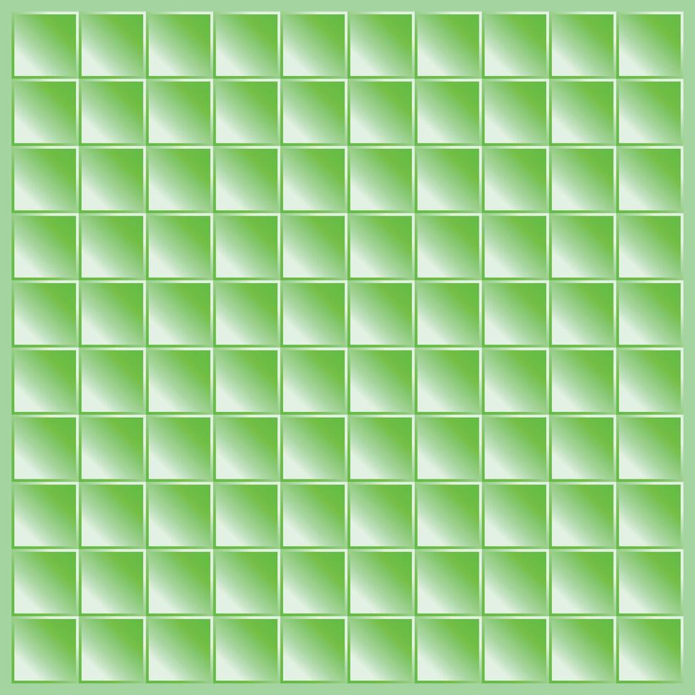 Abstract green colour square shape Tile Grid and texture vector