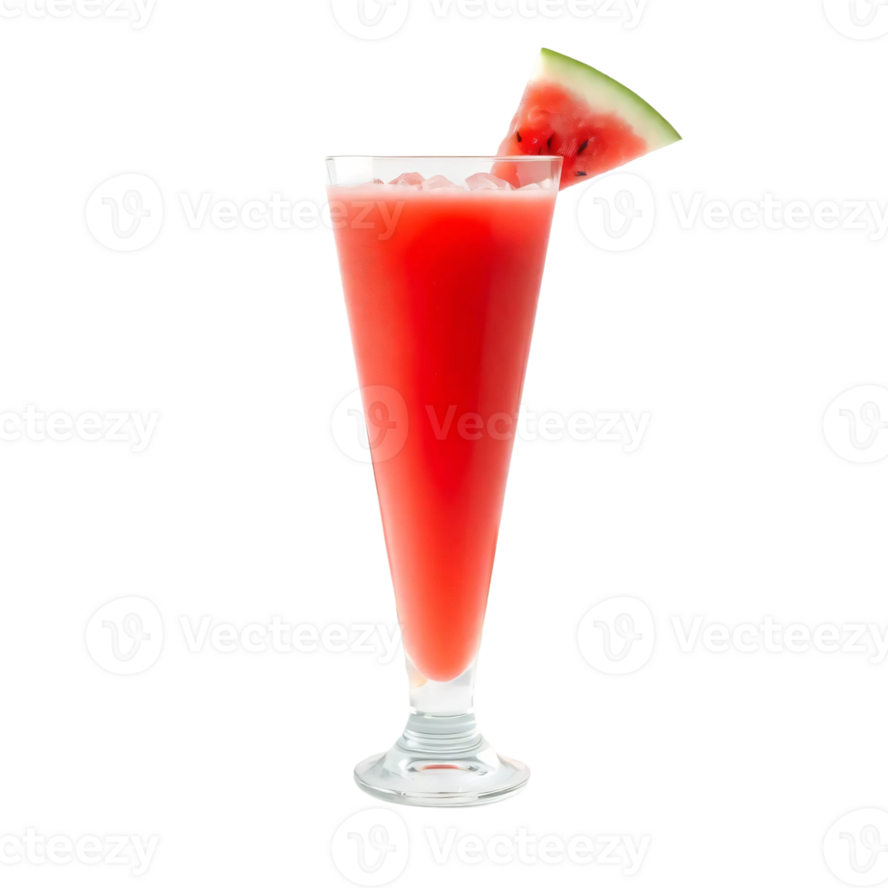 A watermelon cocktail with a slice of lime png
