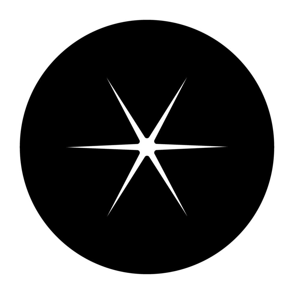Star web icon or sign. Simple illustration of star icon for web design isolated on white background. vector