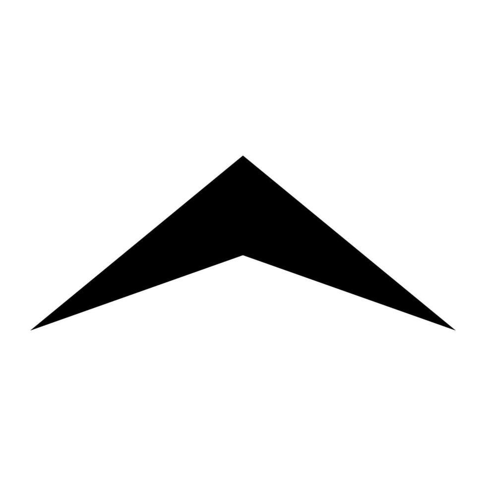 Arrow up flat icon. sign for mobile concept and web design. vector
