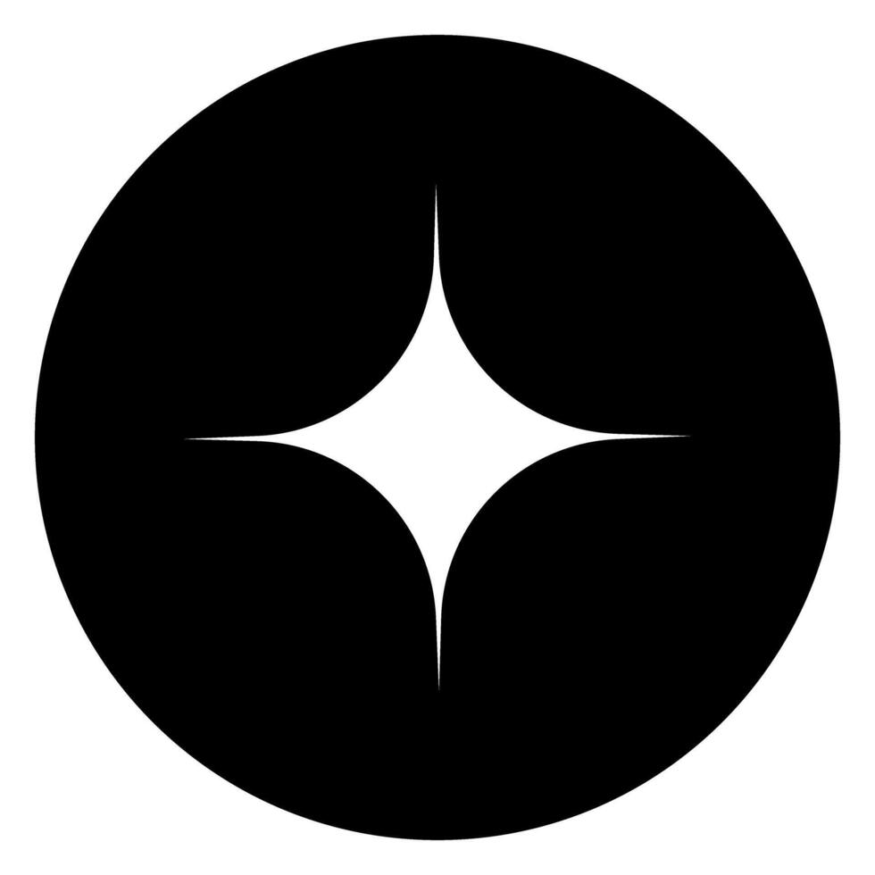 Star sign. Simple illustration of star icon for web design isolated on white background. vector