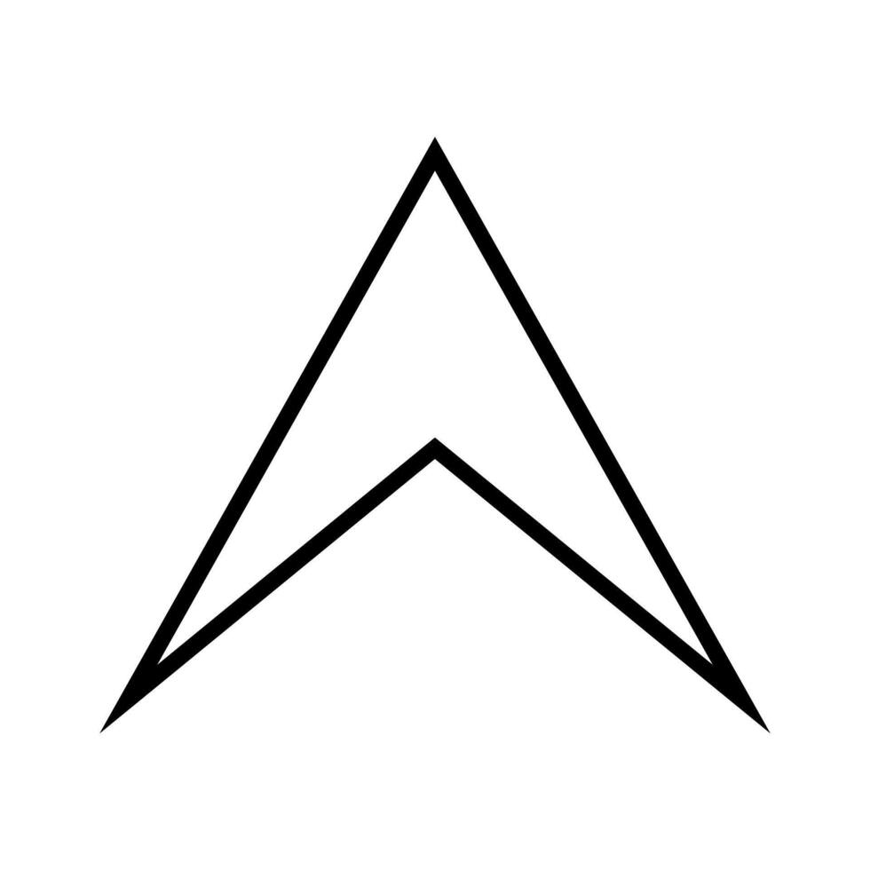 Arrow icon. Pointer illustration sign. Direction symbol. vector