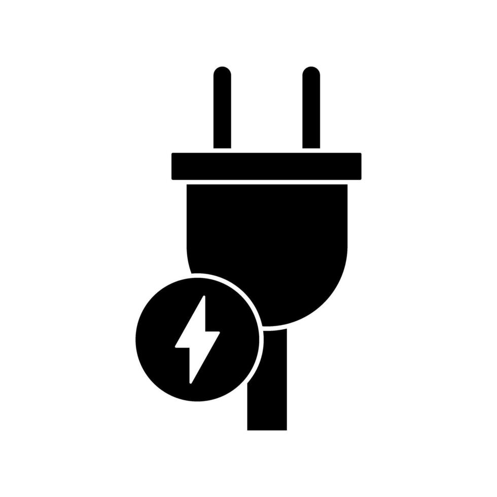 Electric plug icon. Simple illustration of electric plug icon for web vector