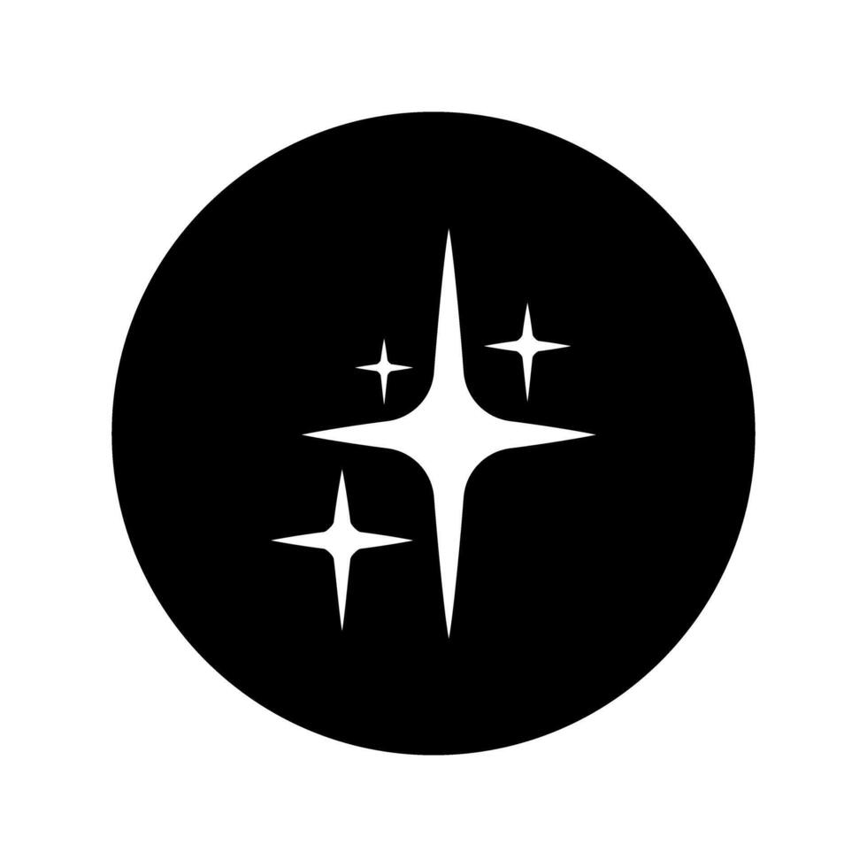 Sparkle Icon. Flat Design Style. EPS 10. vector