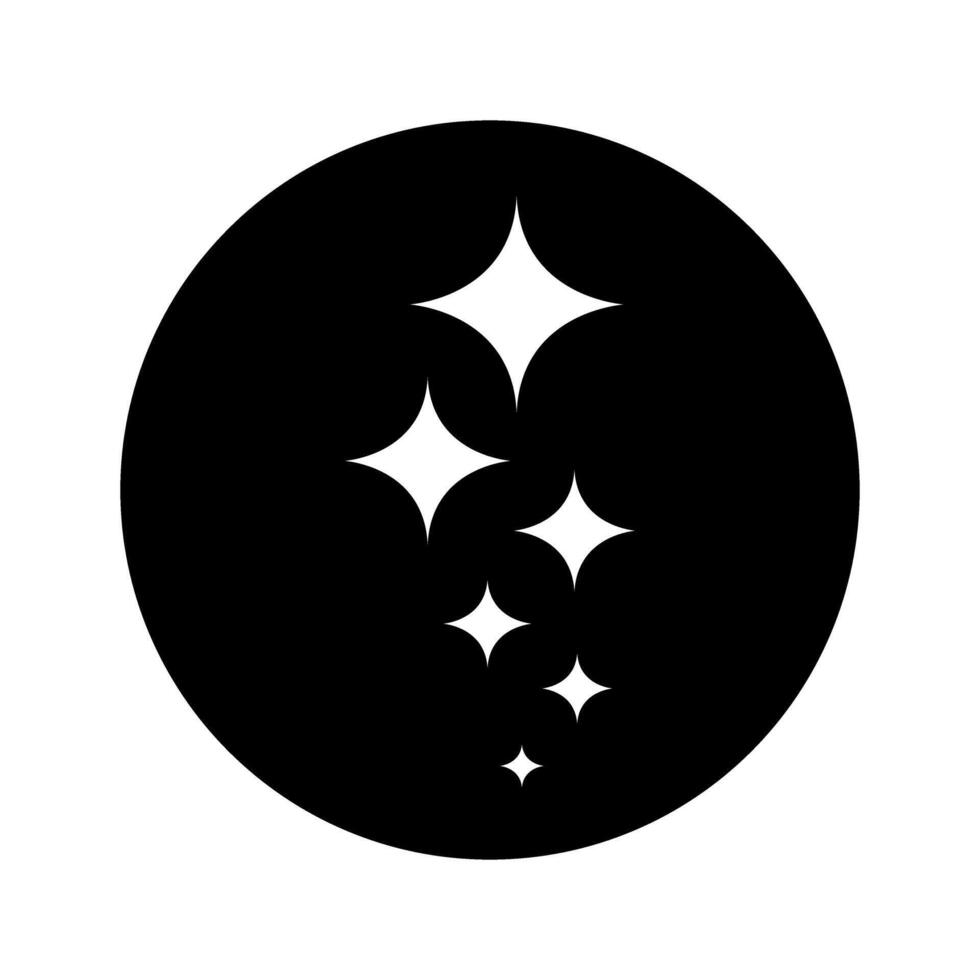 Stars Icon . Flat design style eps 10. Black on white vector