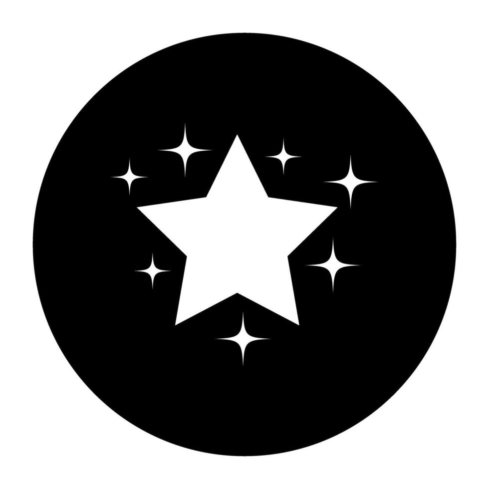 Star icon on the white background. illustration. Eps 10 web design. vector