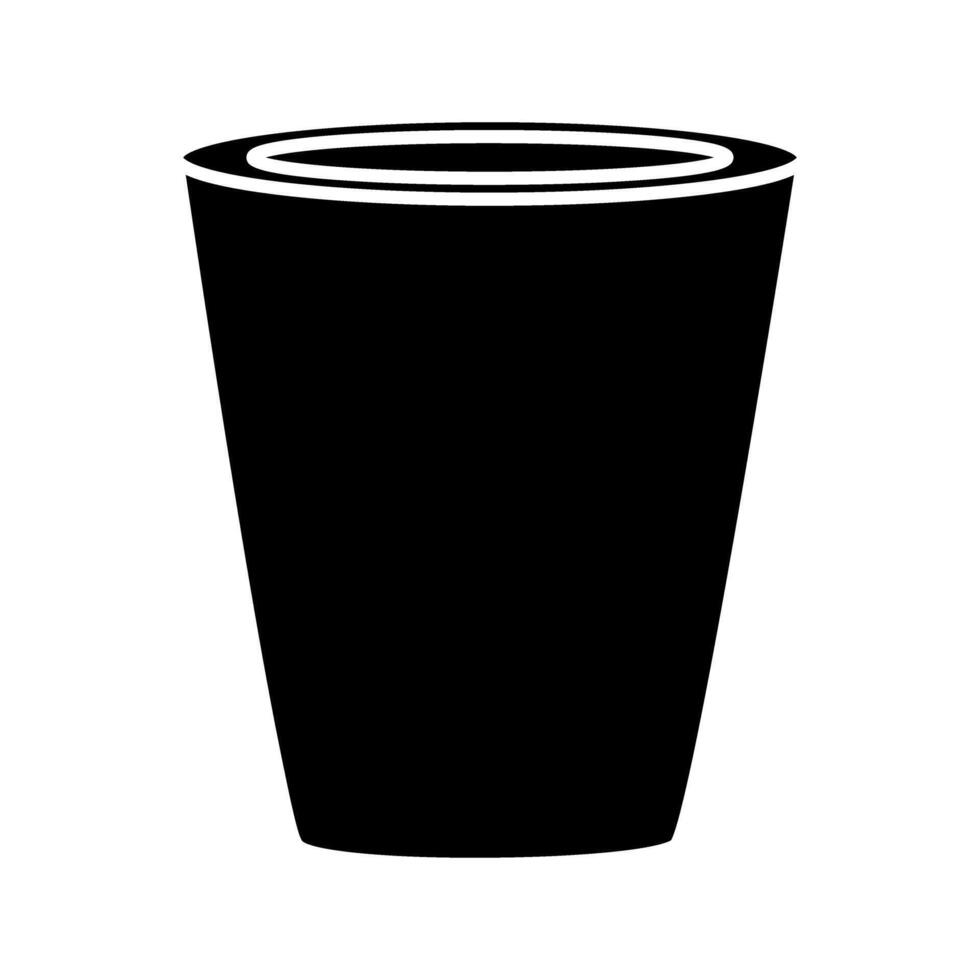 Flower pot icon. Simple illustration of flower pot icon for web vector