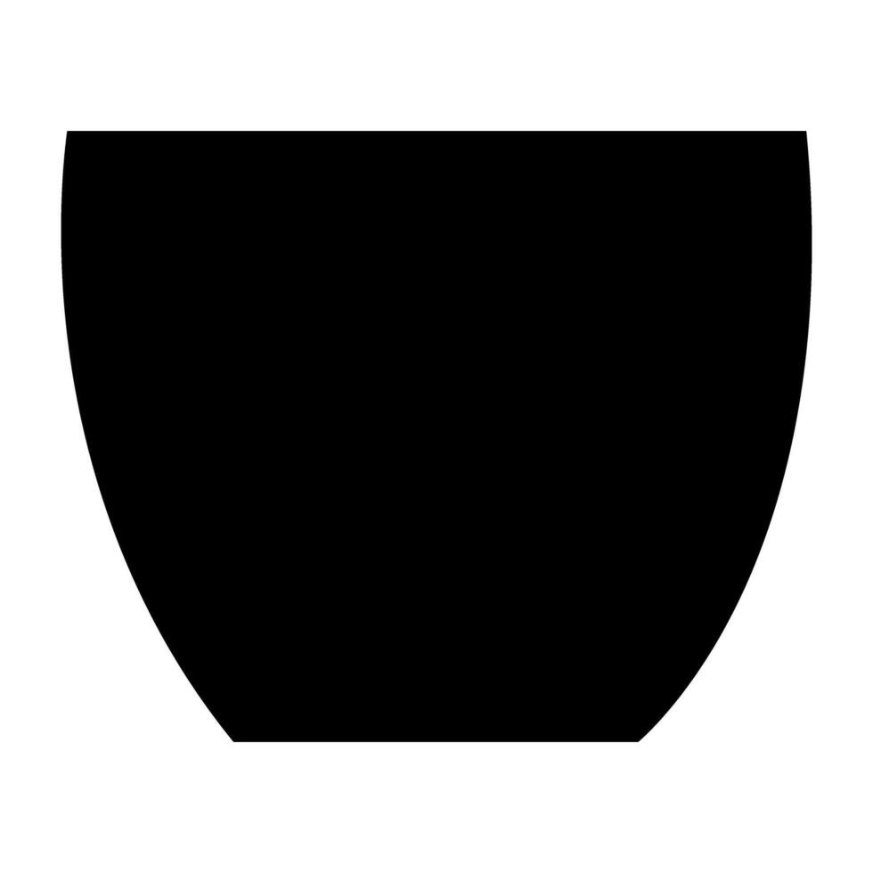 Ceramic pot flat icon. illustration on white background. vector