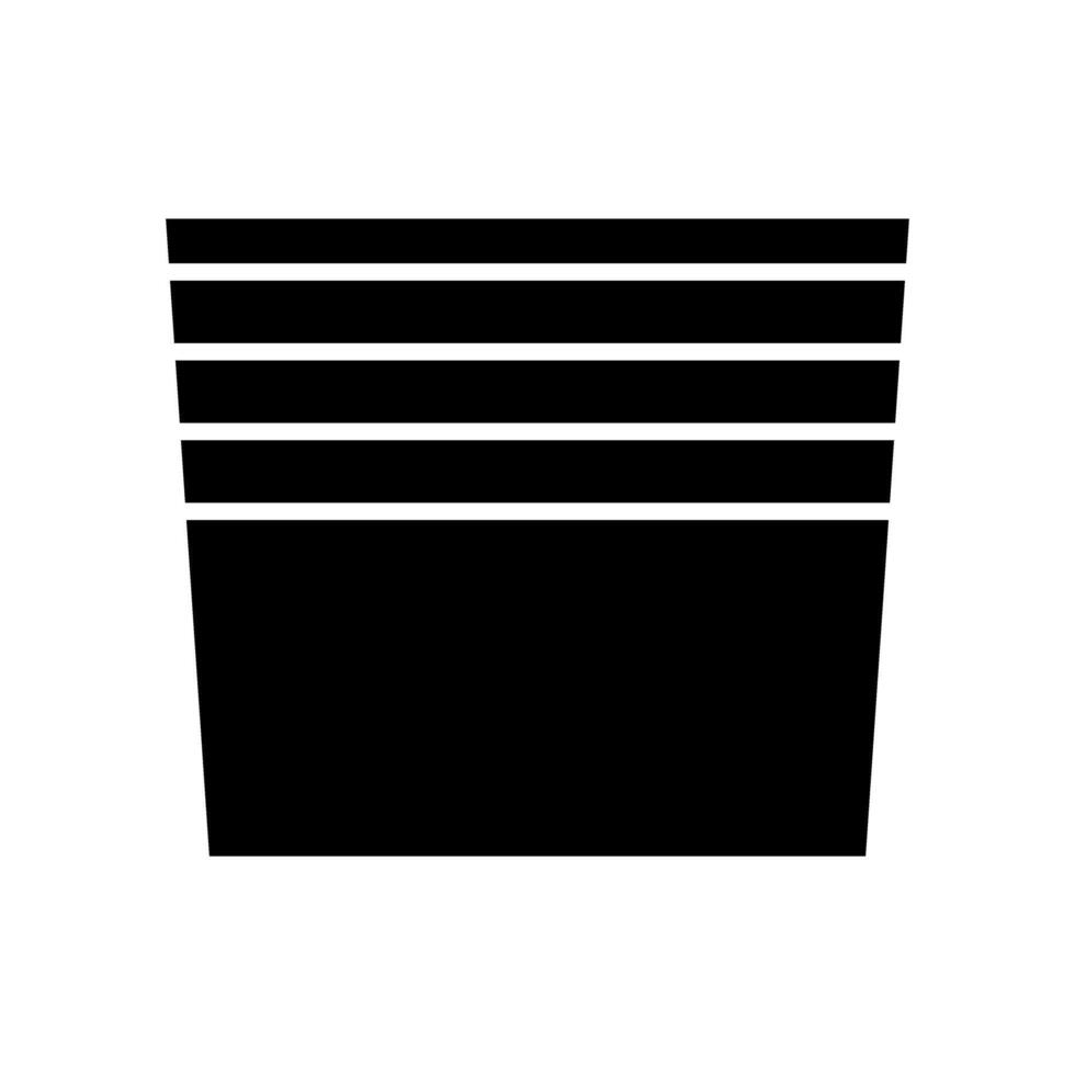 Flower pot web icon. Flat style. illustration isolated on white background. vector