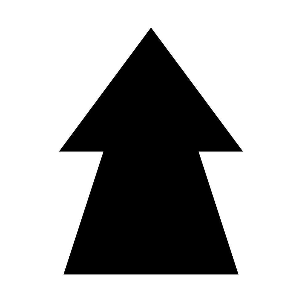 Arrow icon. Direction sign. Arrowhead symbol. illustration vector