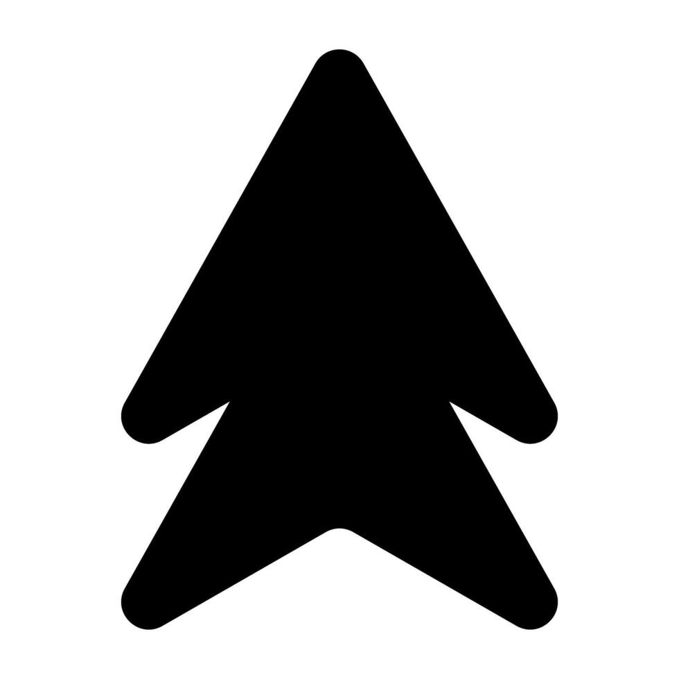 Arrow Pointer Icon. Flat Color Design. vector