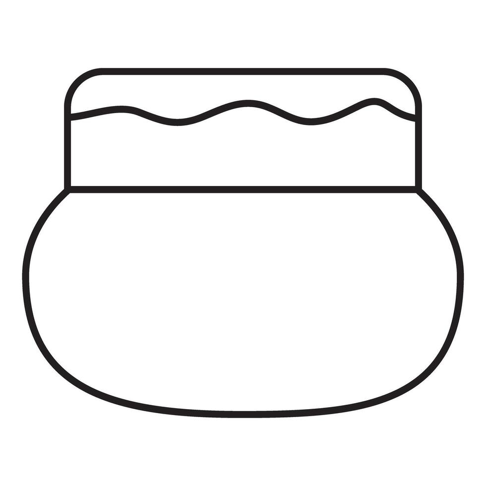 Flower pot web icon. illustration isolated on white background. vector
