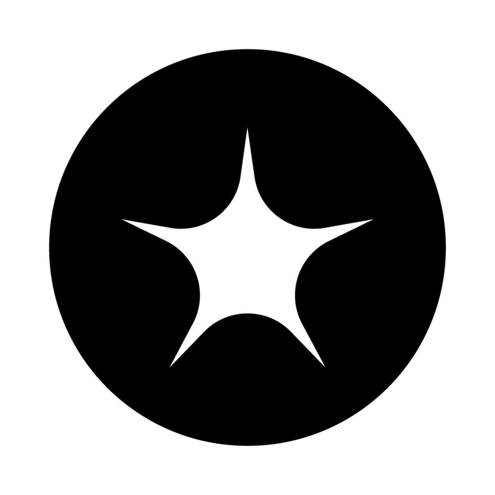 Star Icon web design. Flat Design Style. Made in illustration. vector