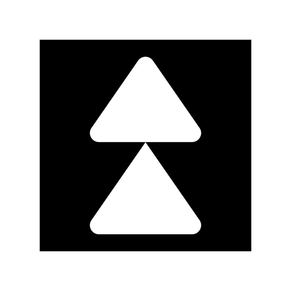 Arrow button icon. Flat design style. Made in illustration vector