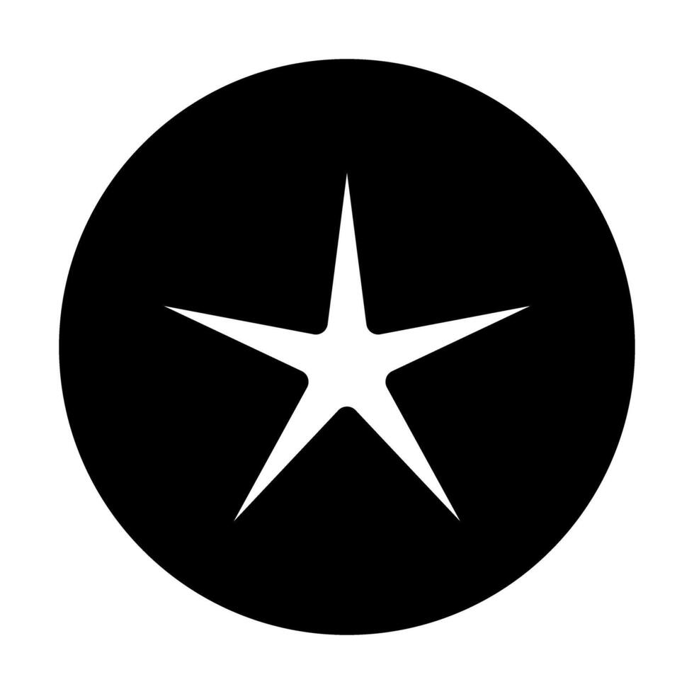 Star icon illustration sign design style. Trendy flat symbol for web site design, logo, app, UI vector