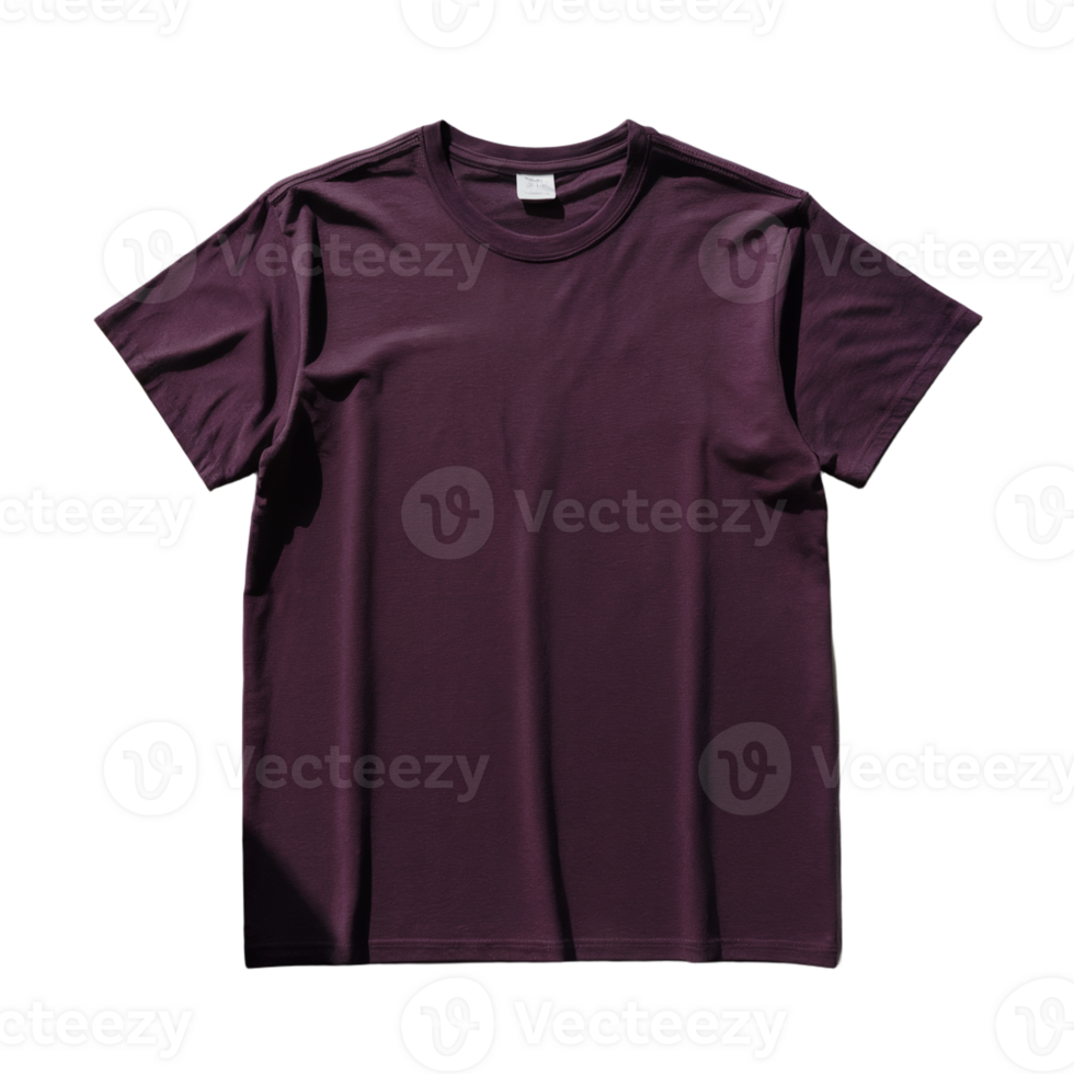 Plain Purple Crew Neck TShirt, Short Sleeves, Casual Wear, Soft Fabric, Mens Fashion, Style, Comfort. png