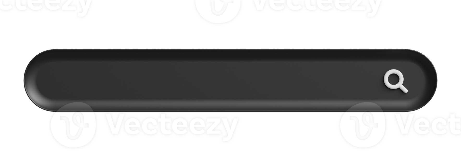 modern dark neumorphic UI search box rounded png