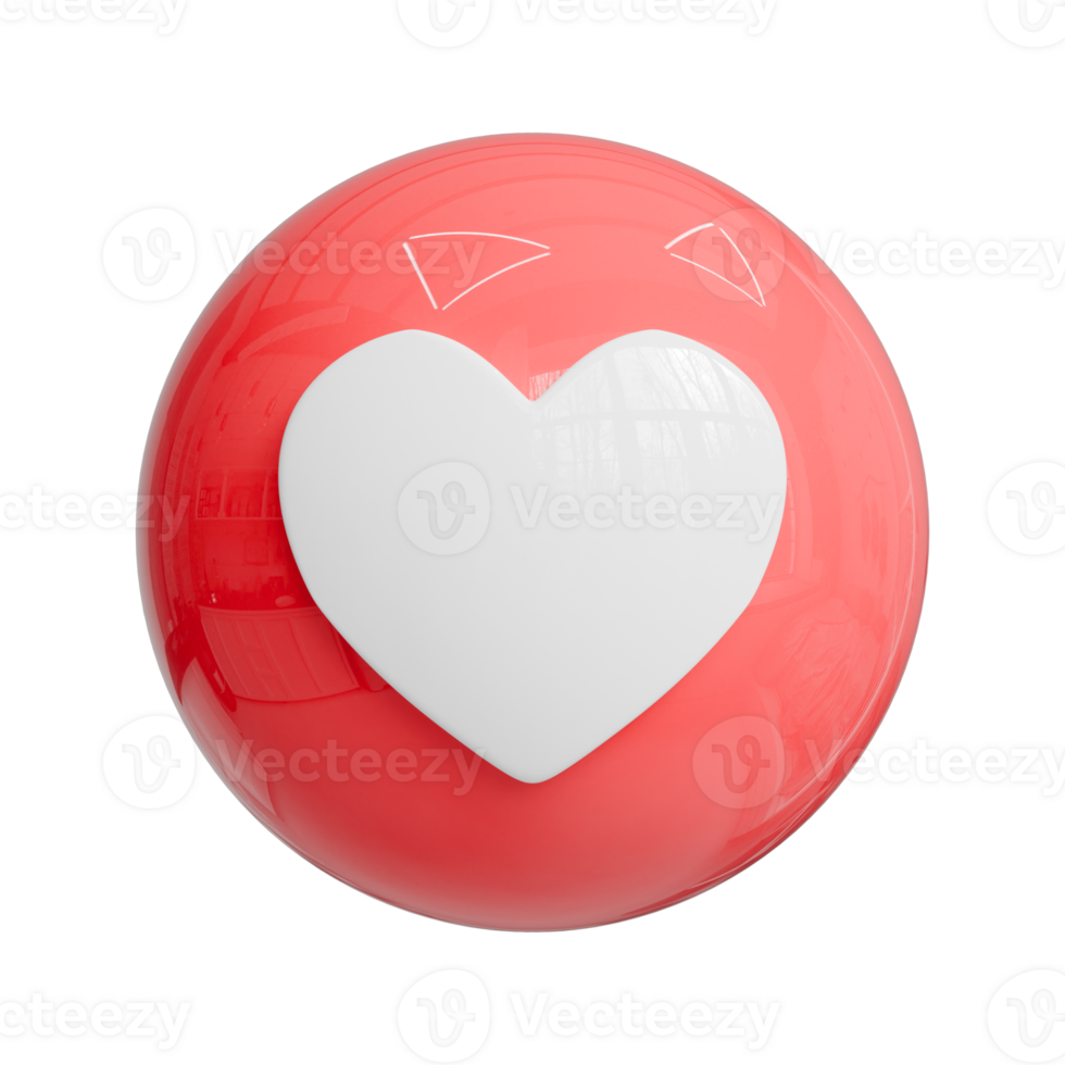 Love 3D Emoji png