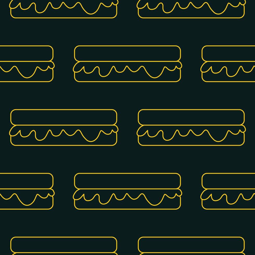 Sandwich Luxury trendy applicable design lovely abstract illustration artwork vector
