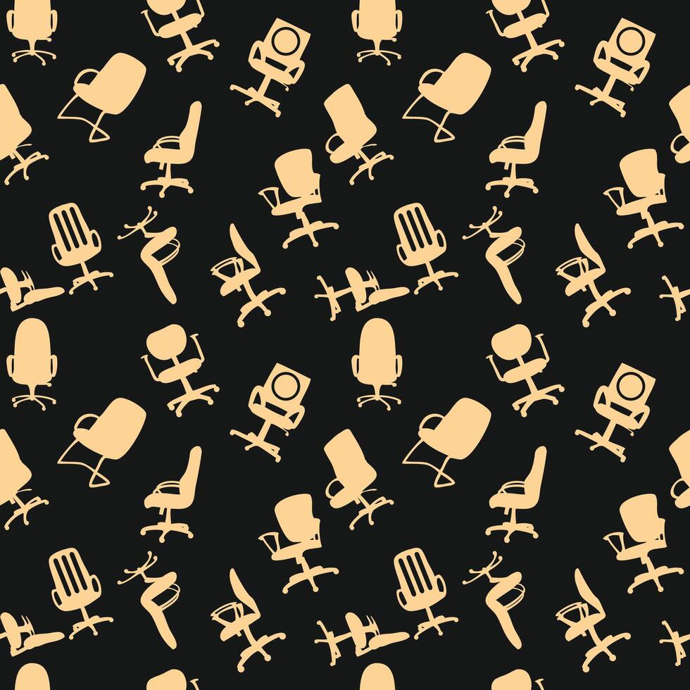 Office chairs Luxury trendy useful design good abstract illustration artwork vector