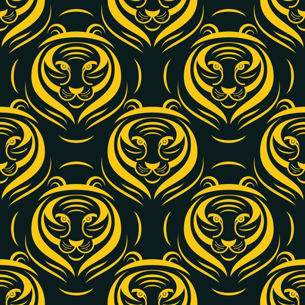 Tiger Luxury trendy applicable design gorgeous abstract illustration artwork vector