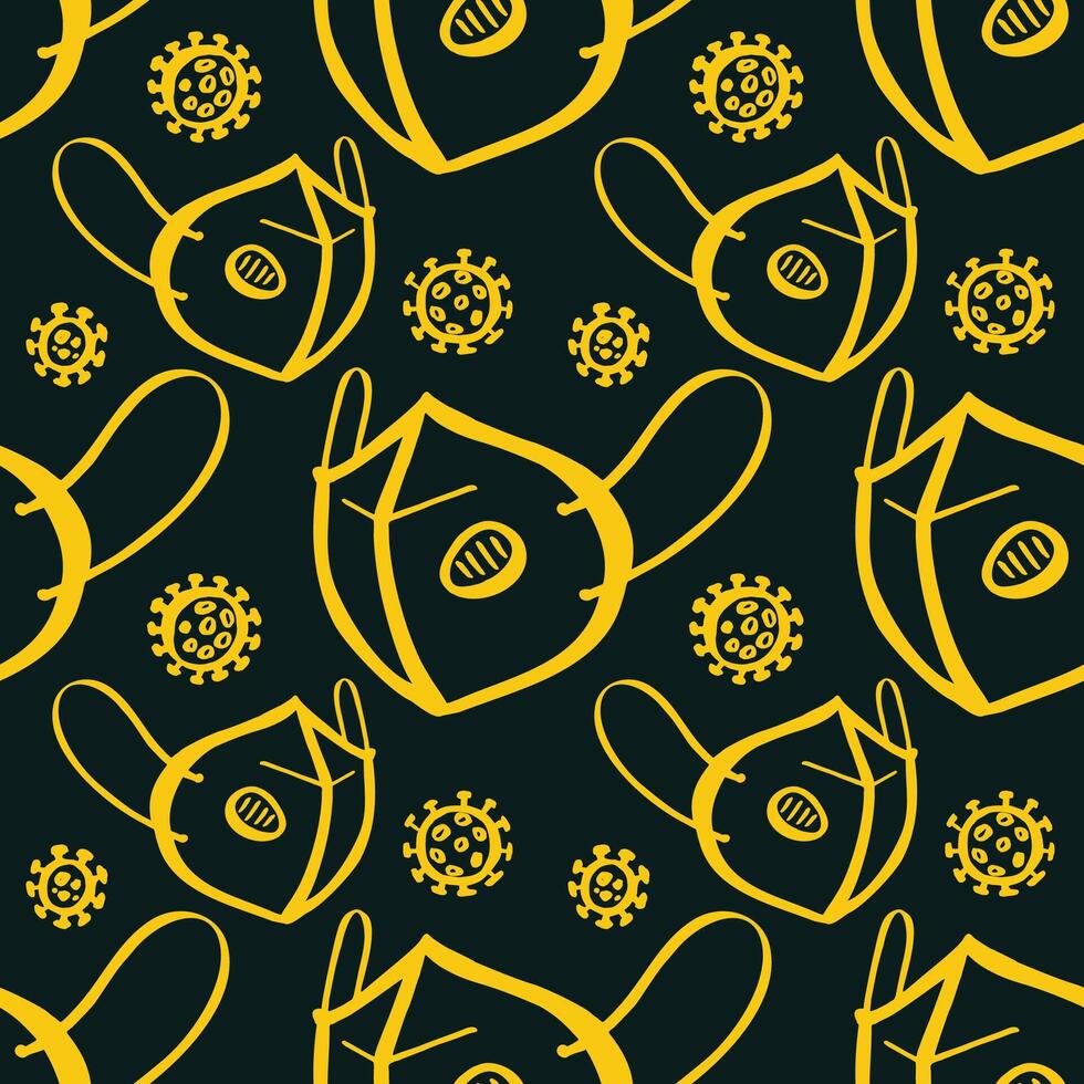 Medical mask Luxury trendy applicable design cute abstract illustration artwork vector