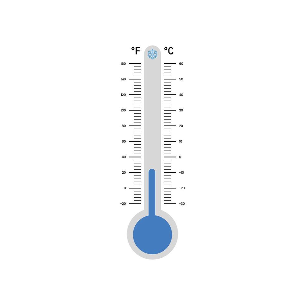 Thermometer Temperature Weather Icon illustration vector