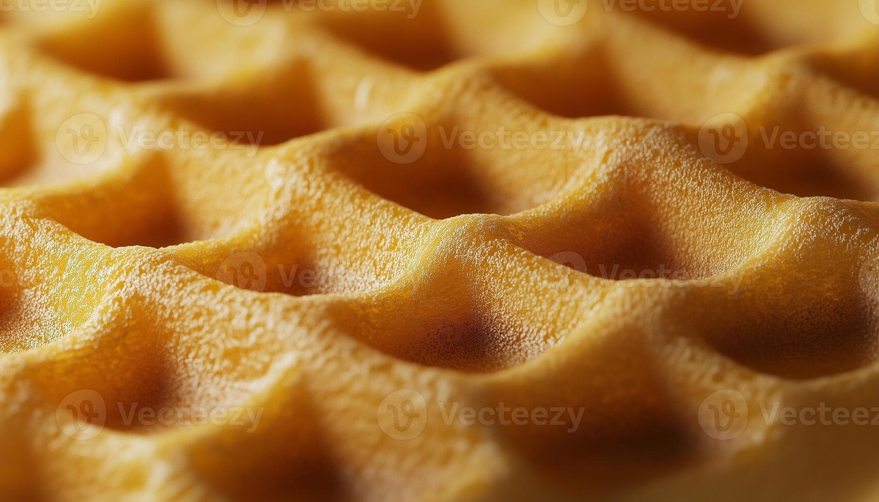 Waffle original surface seamless pattern brown bread crispy background photo