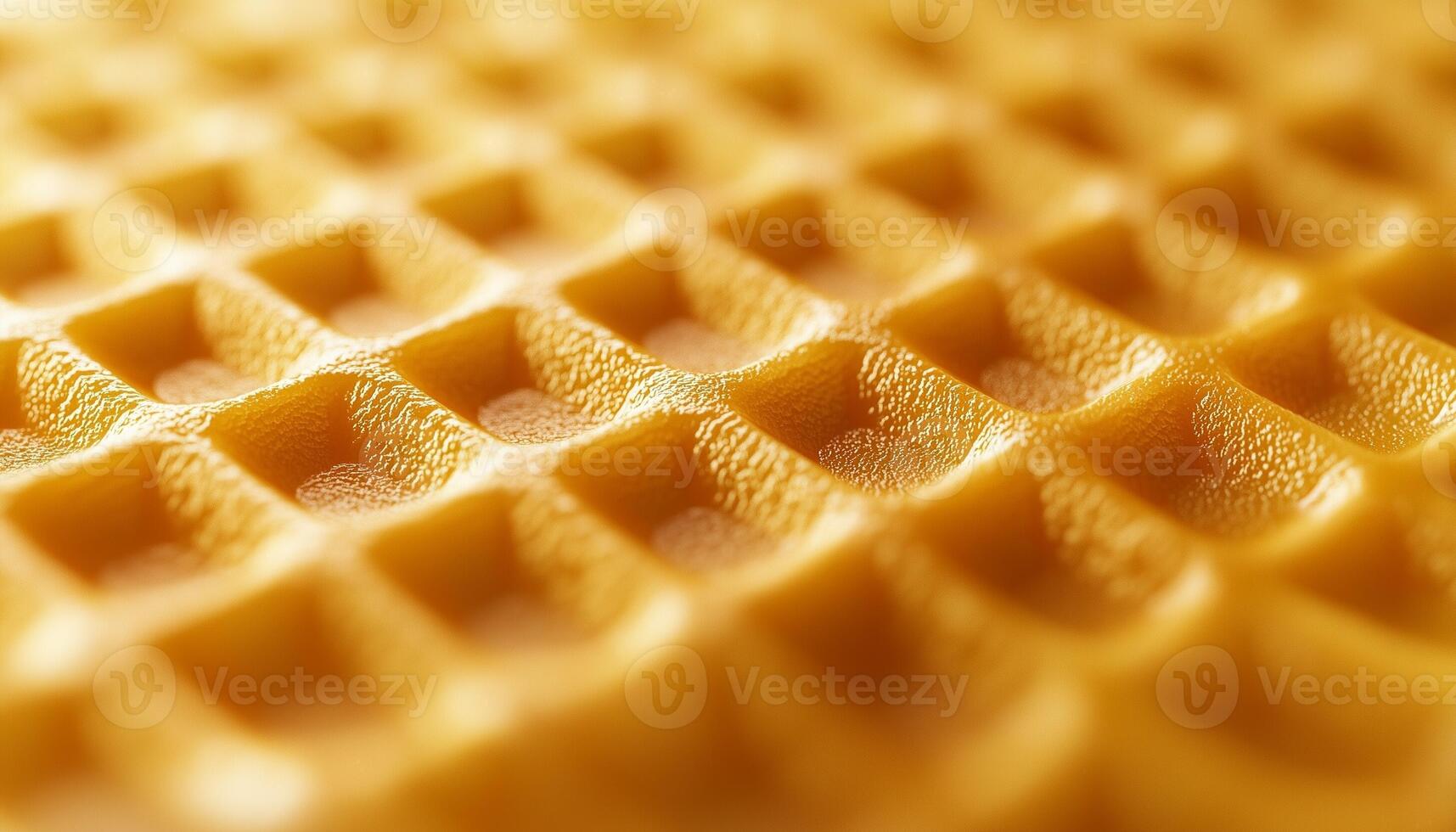 Waffle vanilla surface seamless pattern brown bread crispy background photo