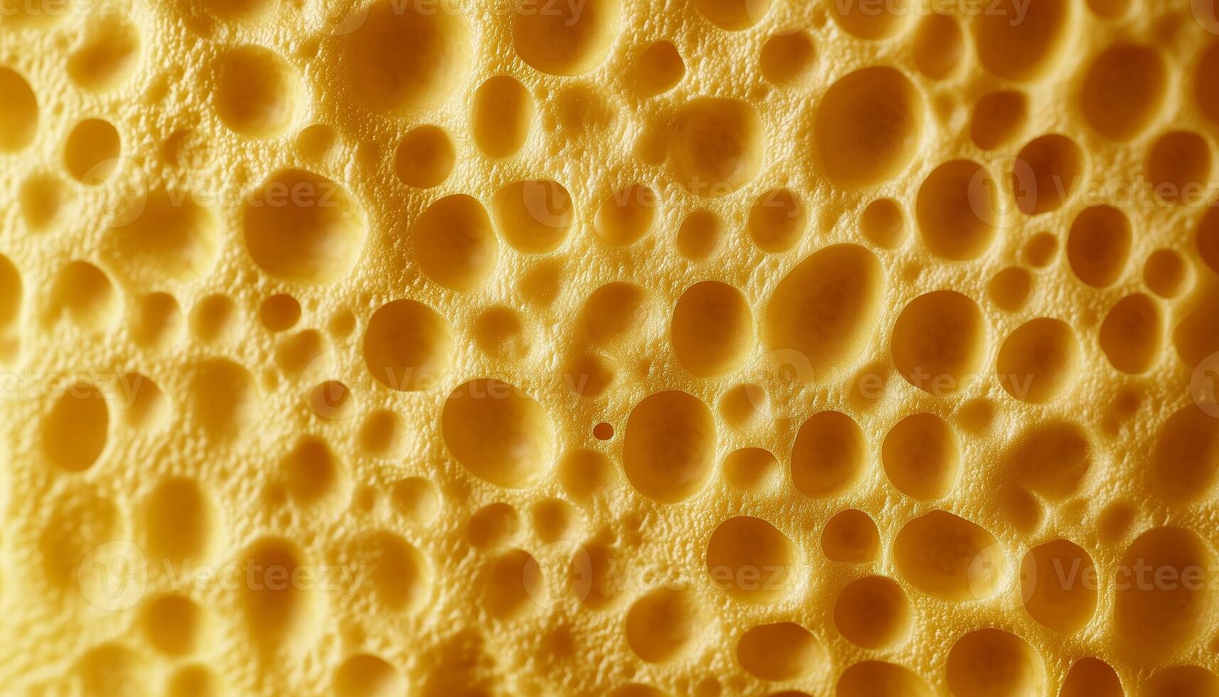 Cheese pattern yellow hole rounded surface abstract food theme photo