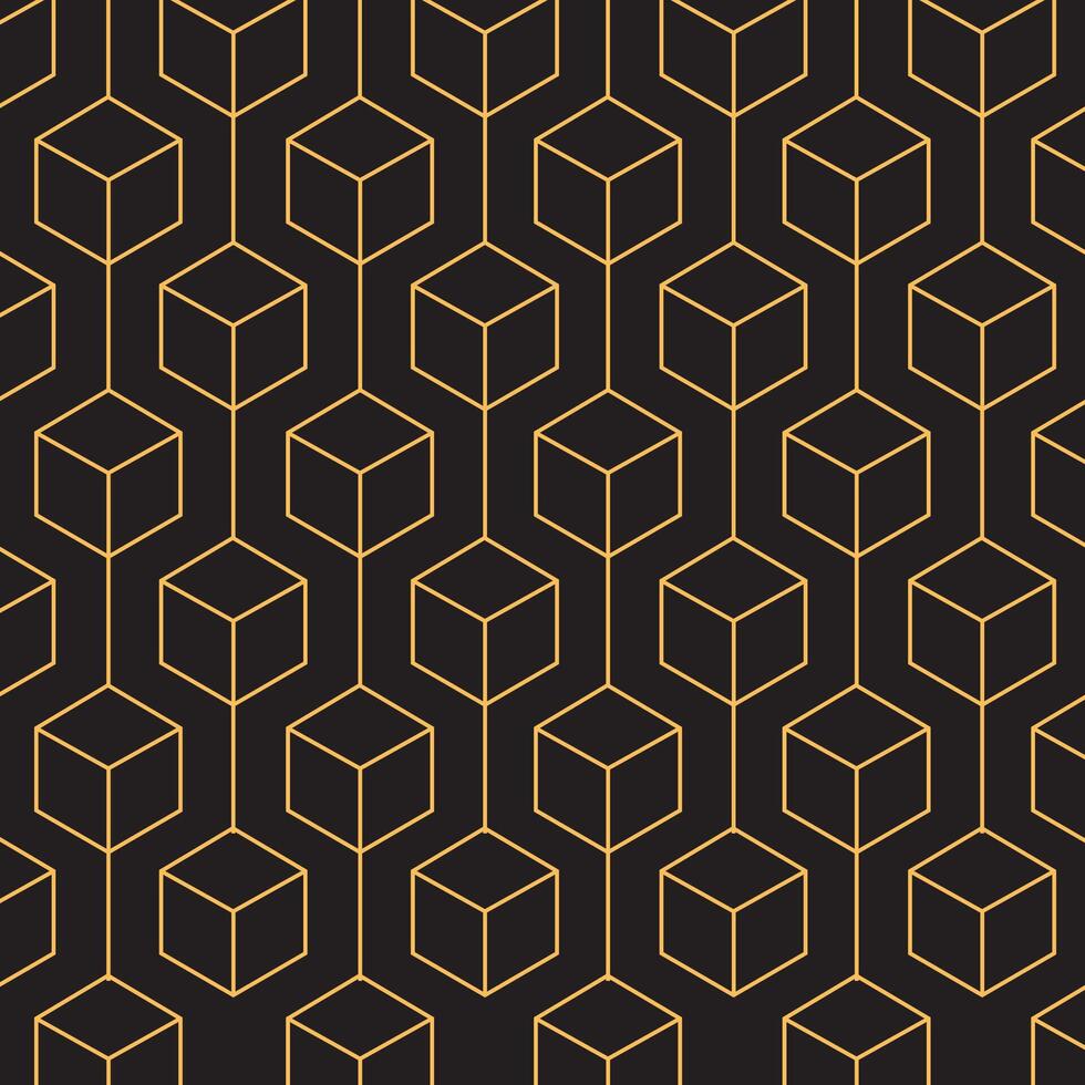 Luxury trendy decorative design functional abstract illustration golden artwork vector