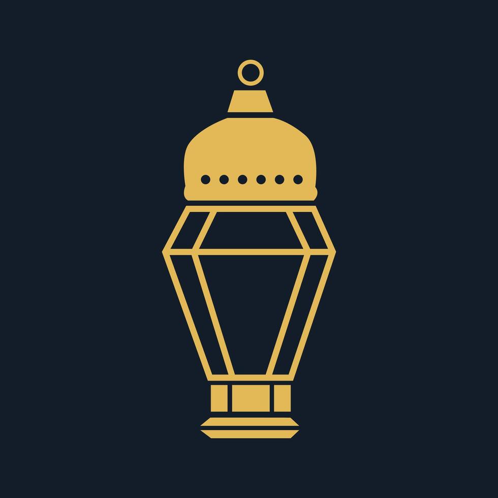 Luxury trendy decorative design lovely abstract illustration Ramadan lantern artwork vector
