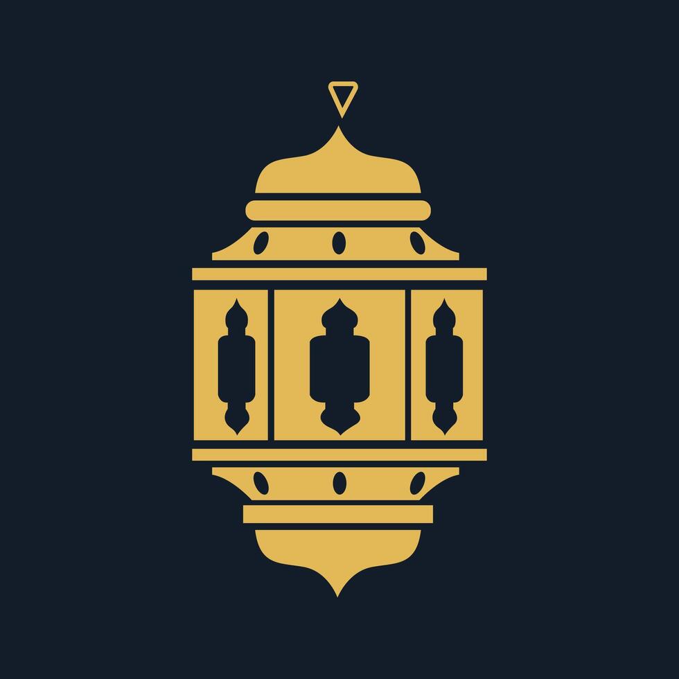 Luxury trendy decorative design stunning abstract illustration Ramadan lantern artwork vector