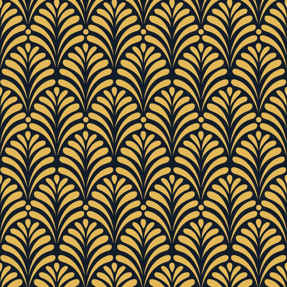 Luxury trendy decorative design magnificent abstract illustration blue gold artwork vector
